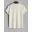 Men's Plain Color Bubble Jacquard Textured Short Sleeves T-shirt